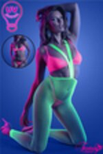 Picture of FAGL2126 - Neon Green-Neon Pink